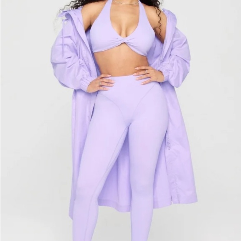 Fabletics Khloe Kardashian Hooded Trench Coat